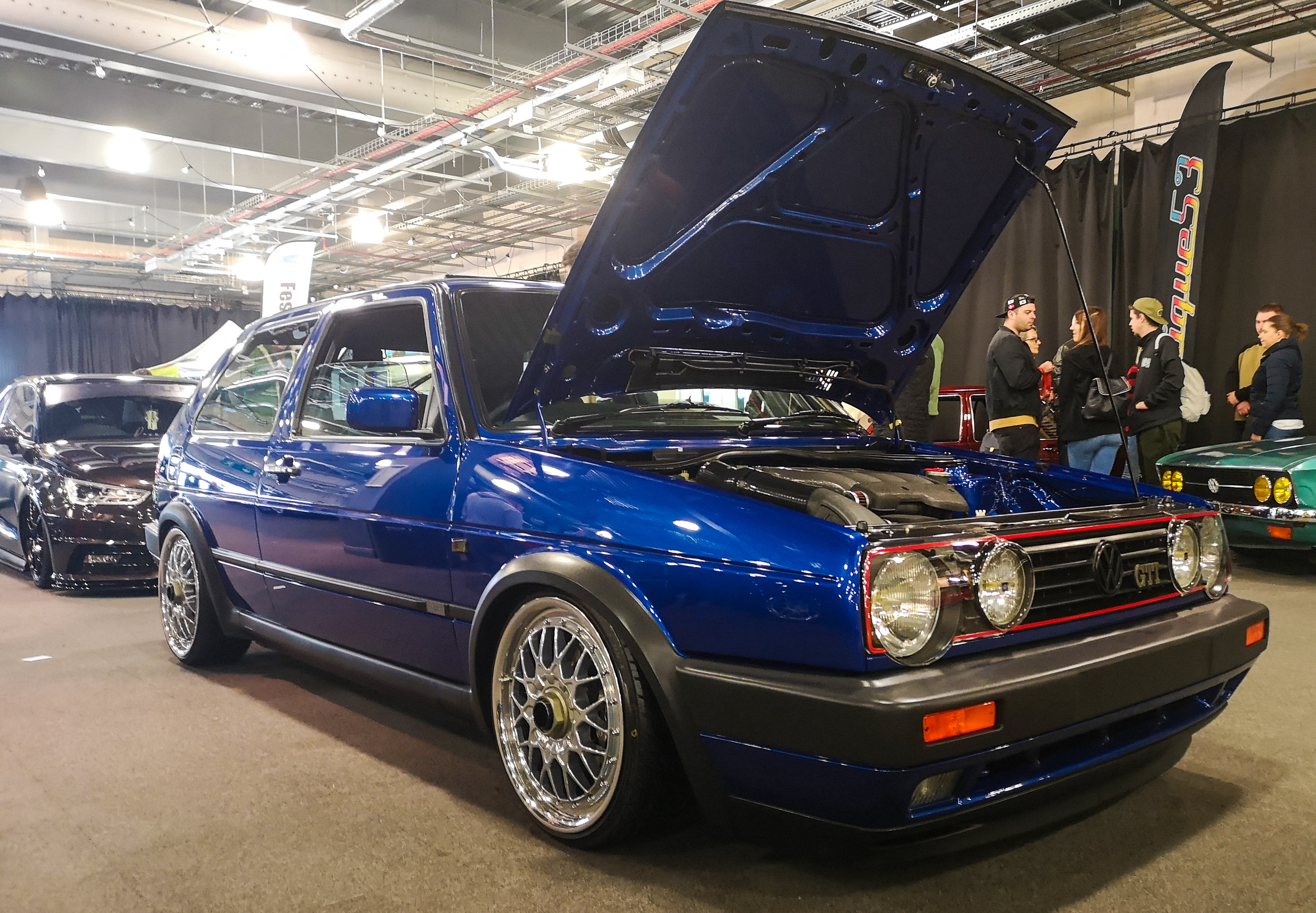 Bright Blue Metallic Golf GTI 16v