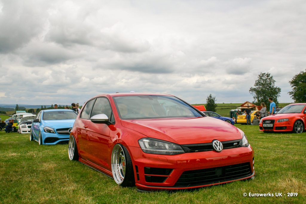 Red MK7 Golf Blue A Class 