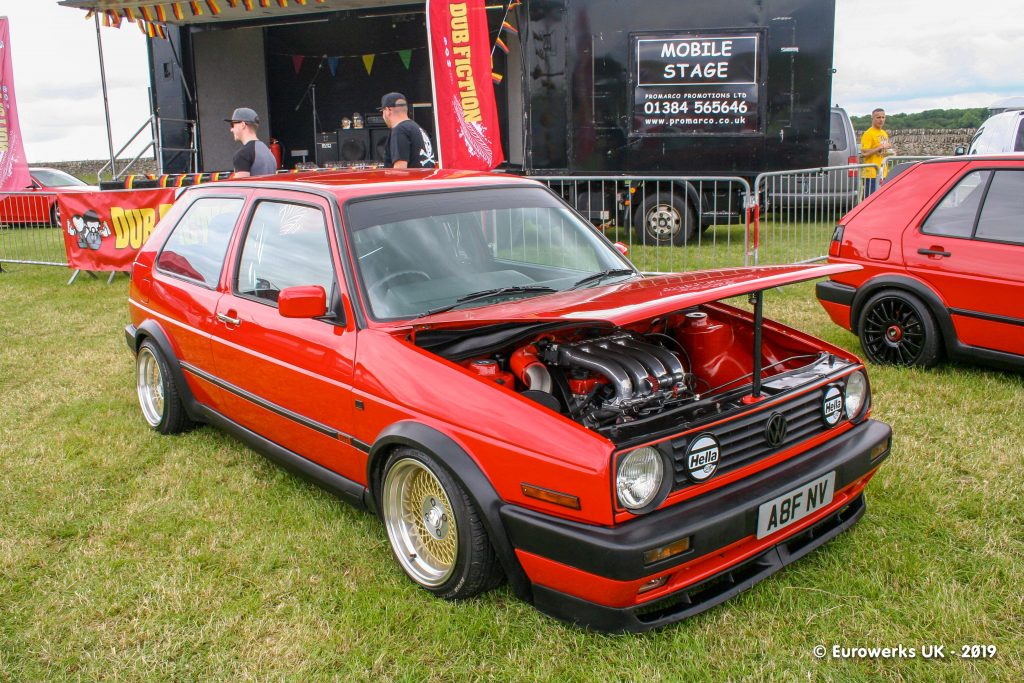 MK2 Golf Red 16v Dubfiction 2019
