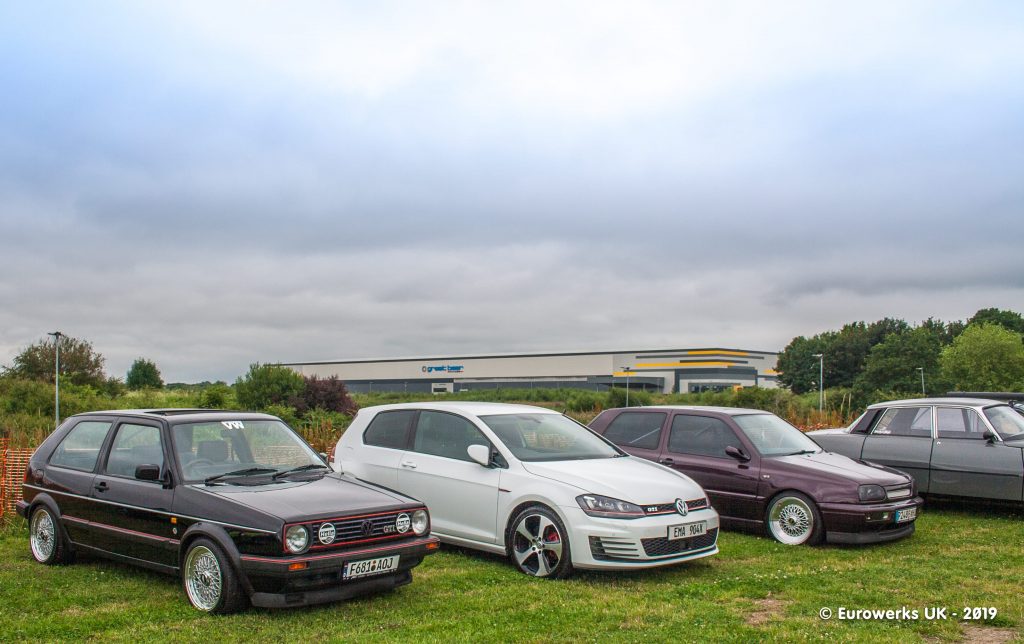 3 VW Golfs Cars & Coffee July 2019