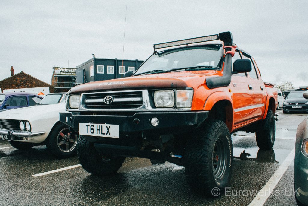 Cars and Coffee October Lifted Toyota Hi Lux