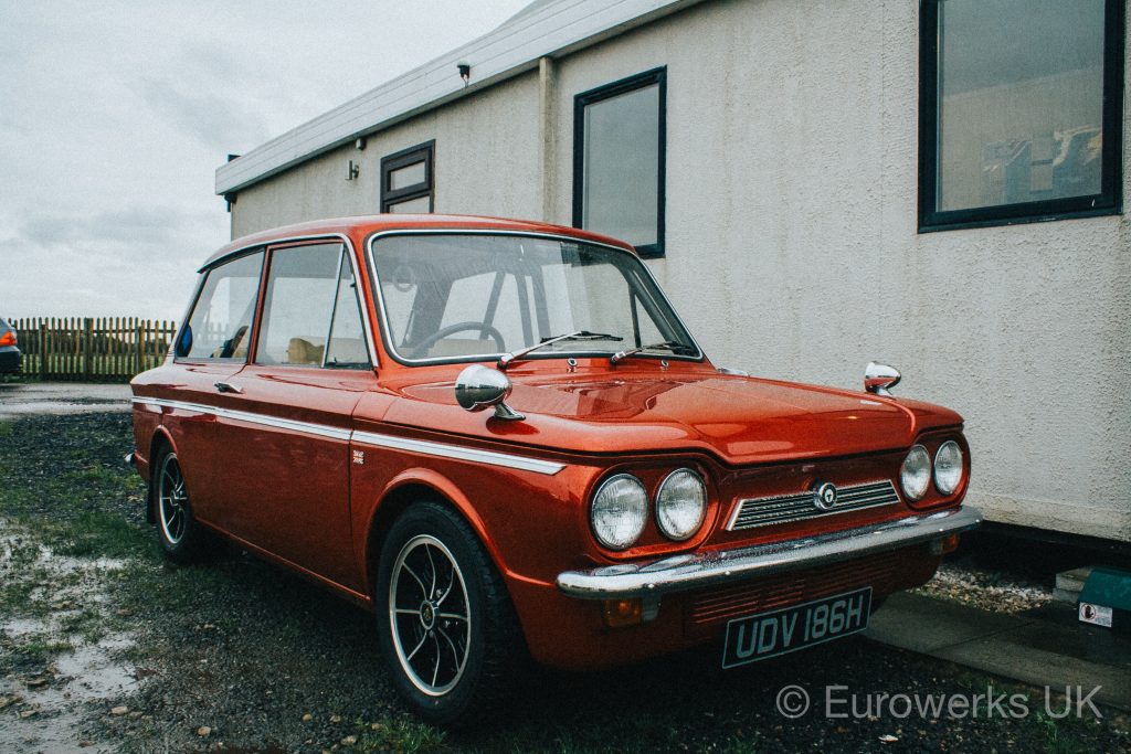 Cars and Coffee October Hillman Imp 