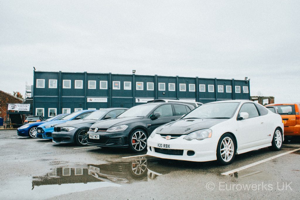 Cars and Coffee October Hot Hatch Row