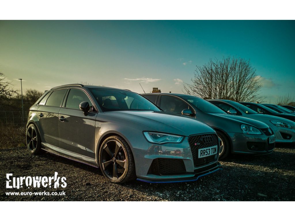 RS3 Cars and Coffee Manchester December 
