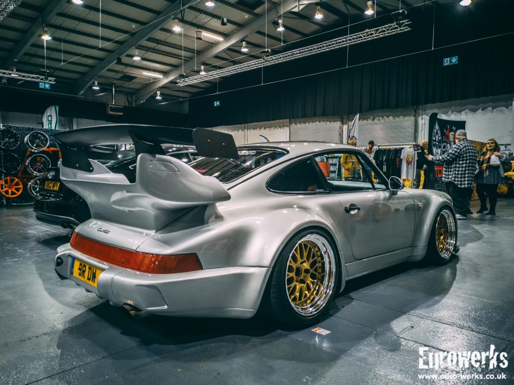 Ultimate Dubs 2020 Porsche 964 Turbo Driftworks Gold Wheels RWB Rear Wing 
