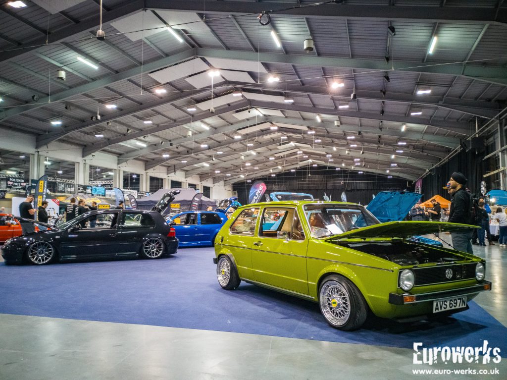 Ultimate Dubs 2020 Show Hall Golfs VW Golfs Green Golf MK1