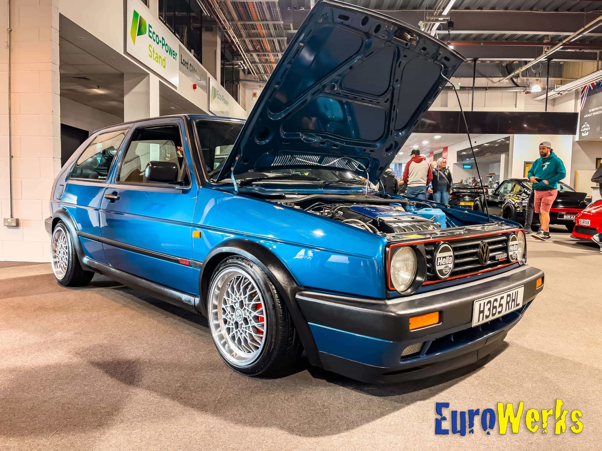 MK2 Golf VR6 in Passanda Blue, from Elsecar at the Races