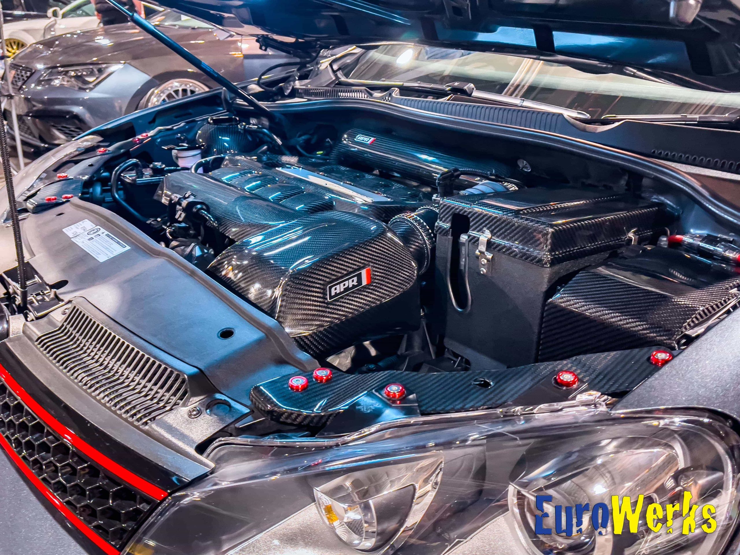 Mk6 Engine bay Elsecar at the Races 2023