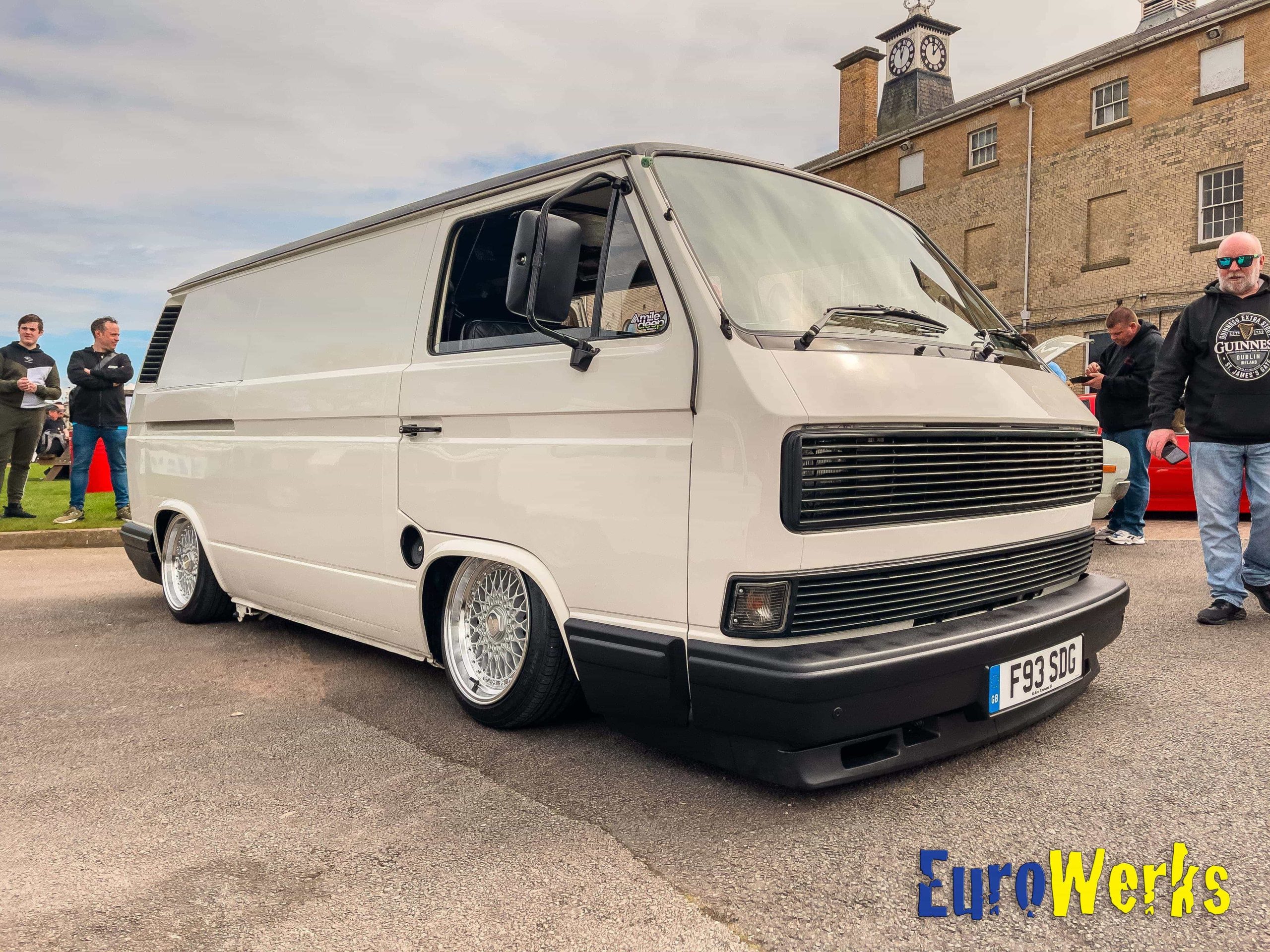 Volkswagen T25 panel van, at Elsecar at the Races
